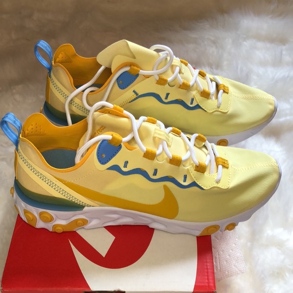 ‼️SOLD‼️Yellow Nike React - Picture 4 of 6